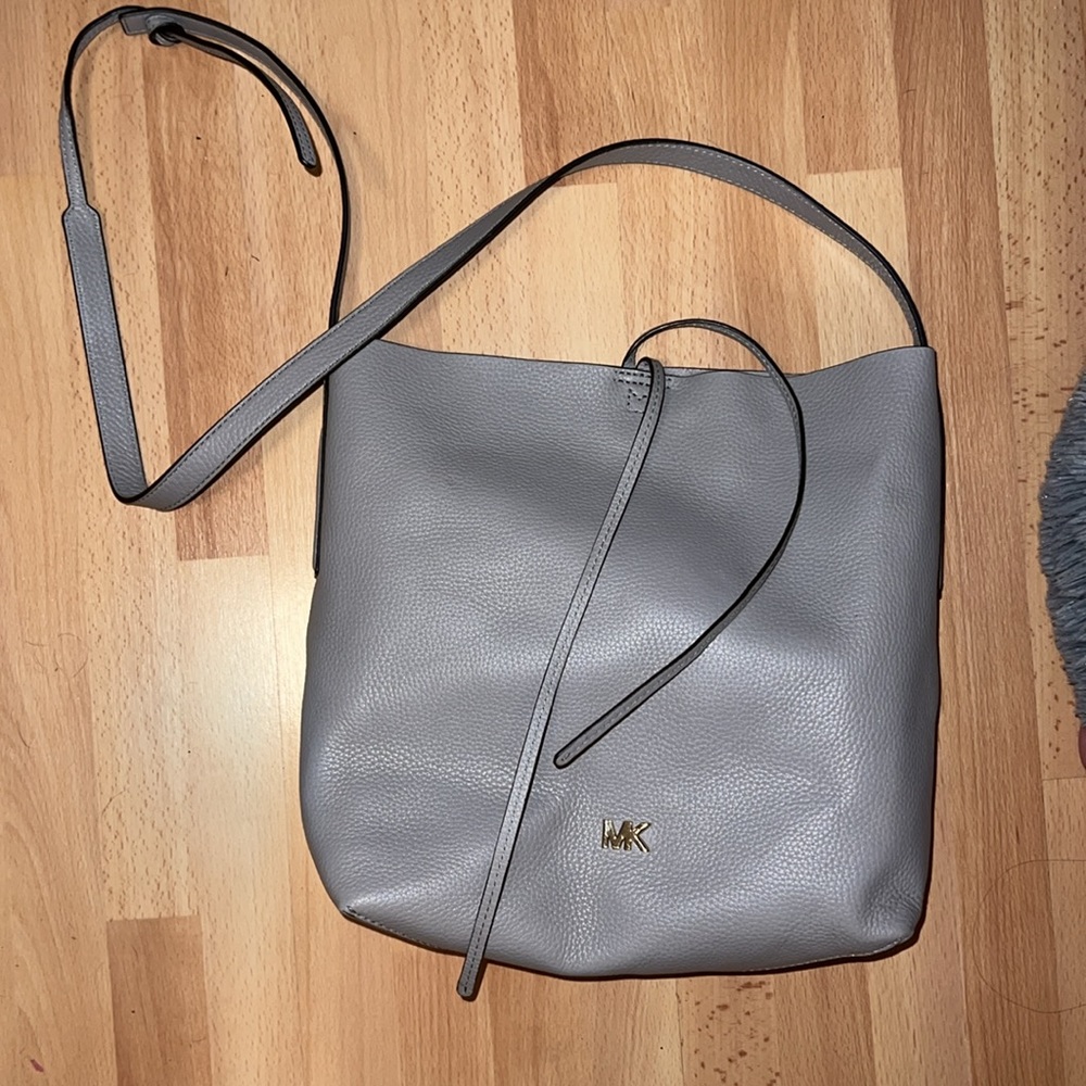 Gray Michael Kors Crossbody Bag